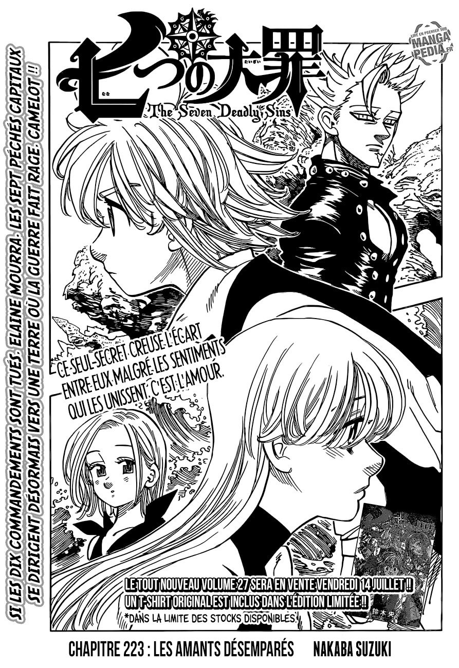  Nanatsu no Taizai Français - Nanatsu no Taizai 223 Les amants désemparés - 1