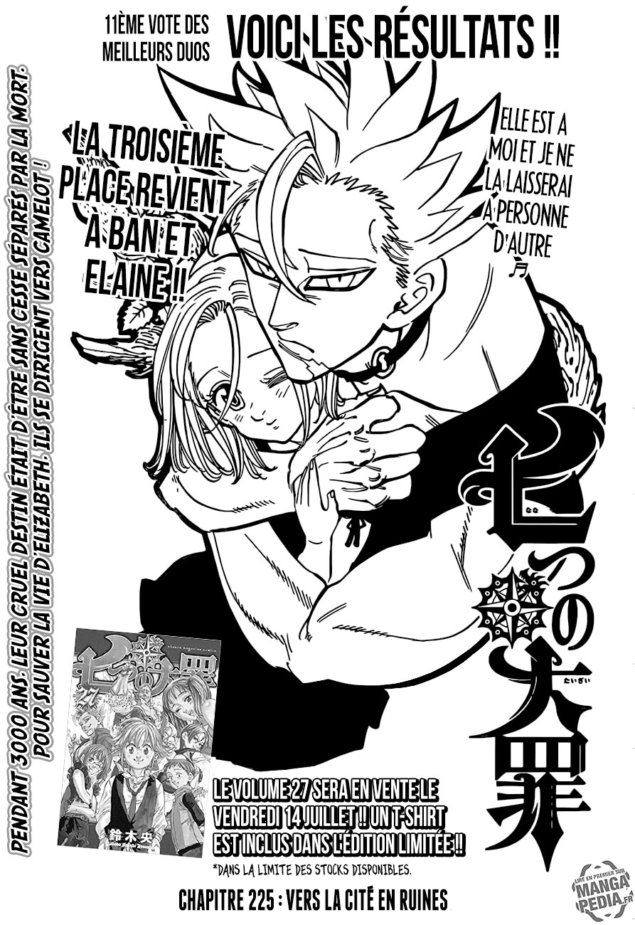  Nanatsu no Taizai Français - Nanatsu no Taizai 225 Vers la cité en ruines - 1