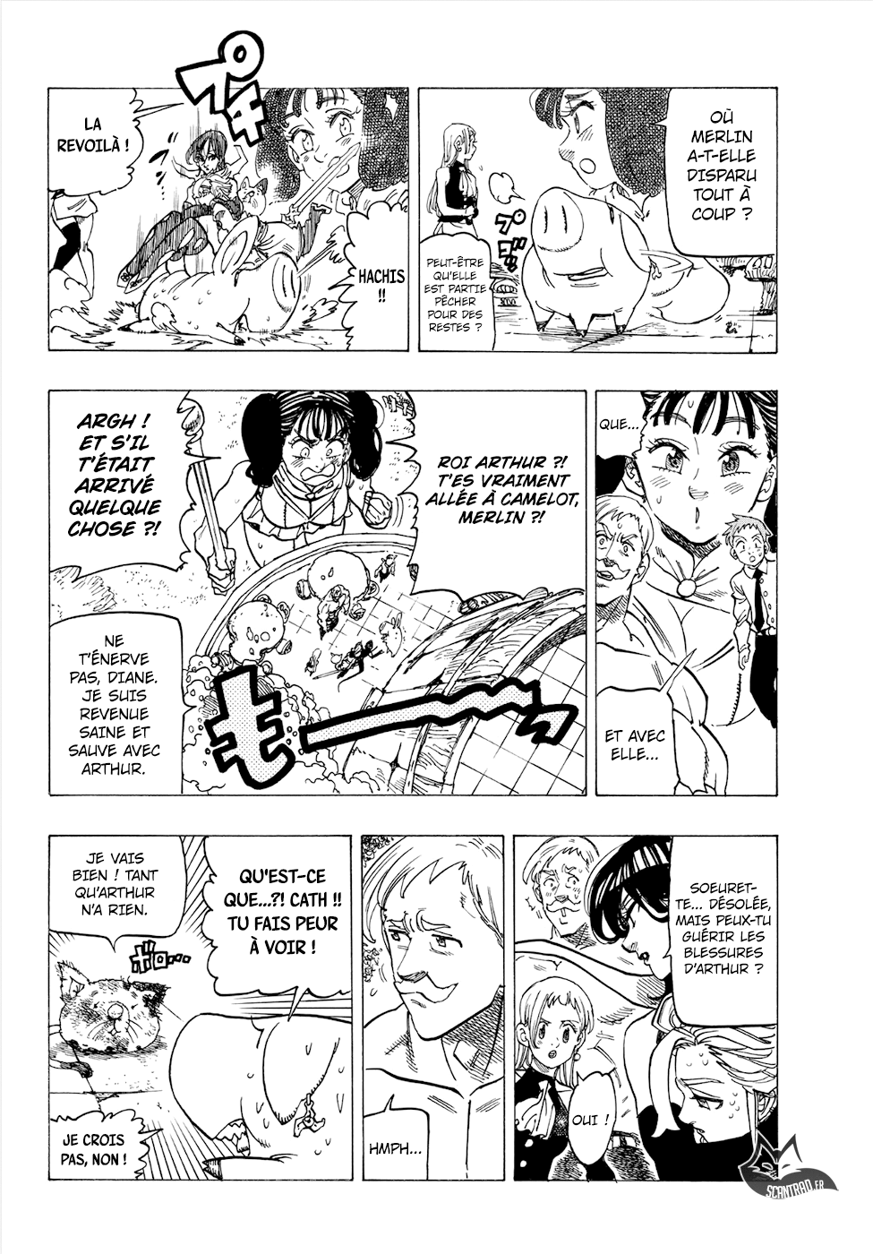  Nanatsu no Taizai Français - Nanatsu no Taizai 256 L'épée sacrée transperce ! - 16