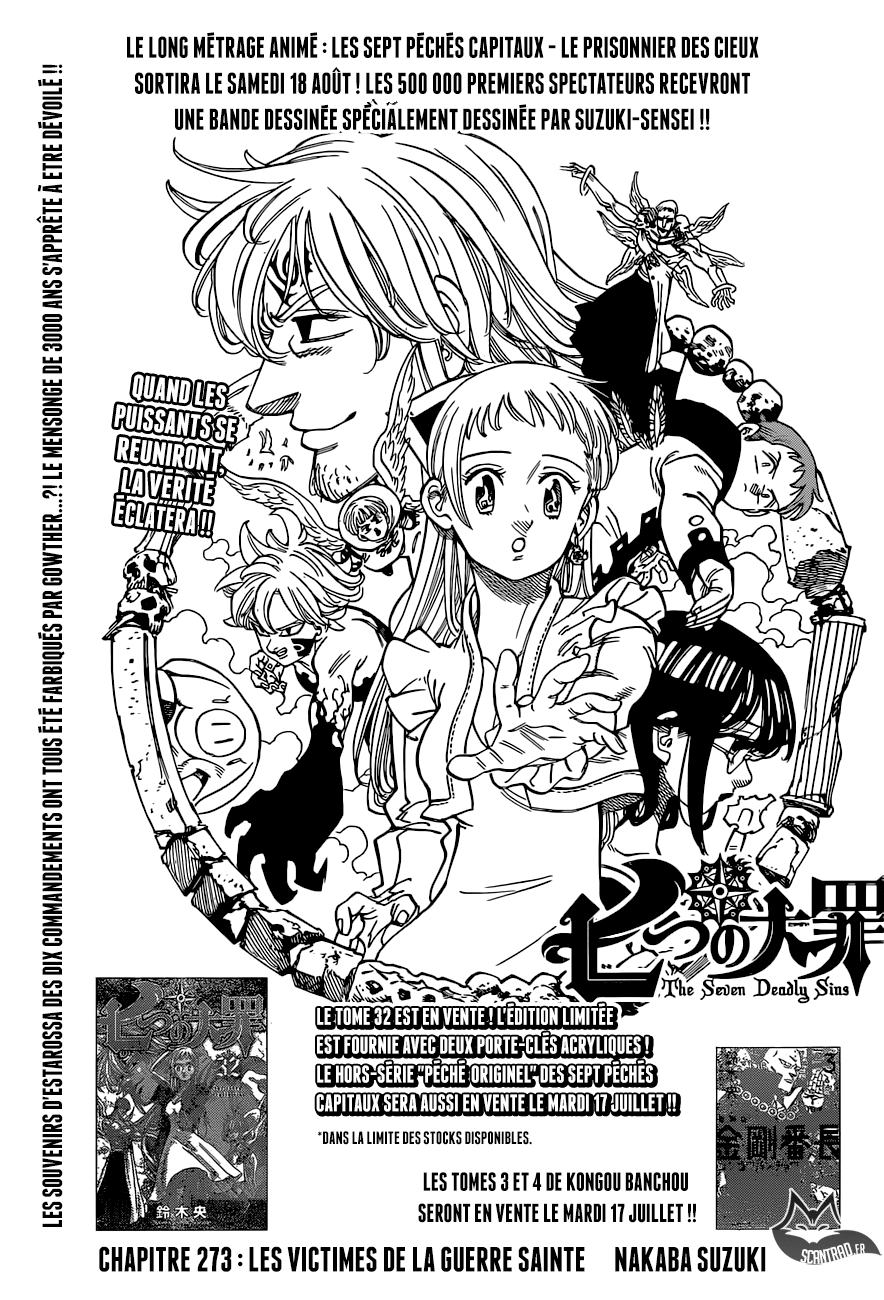  Nanatsu no Taizai Français - Nanatsu no Taizai 273 Les victimes de la guerre sainte - 1