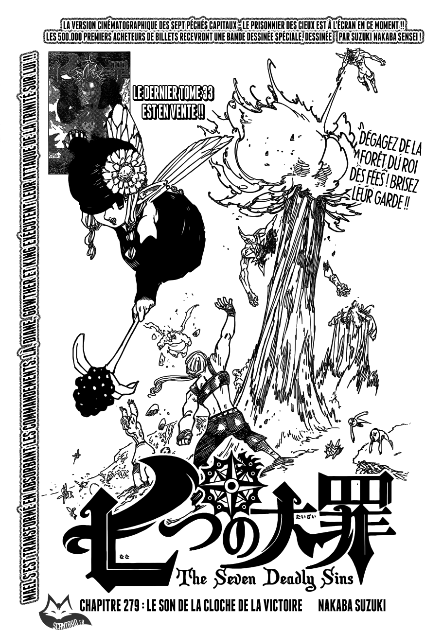  Nanatsu no Taizai Français - Nanatsu no Taizai 279 Le son de la cloche de la victoire - 1