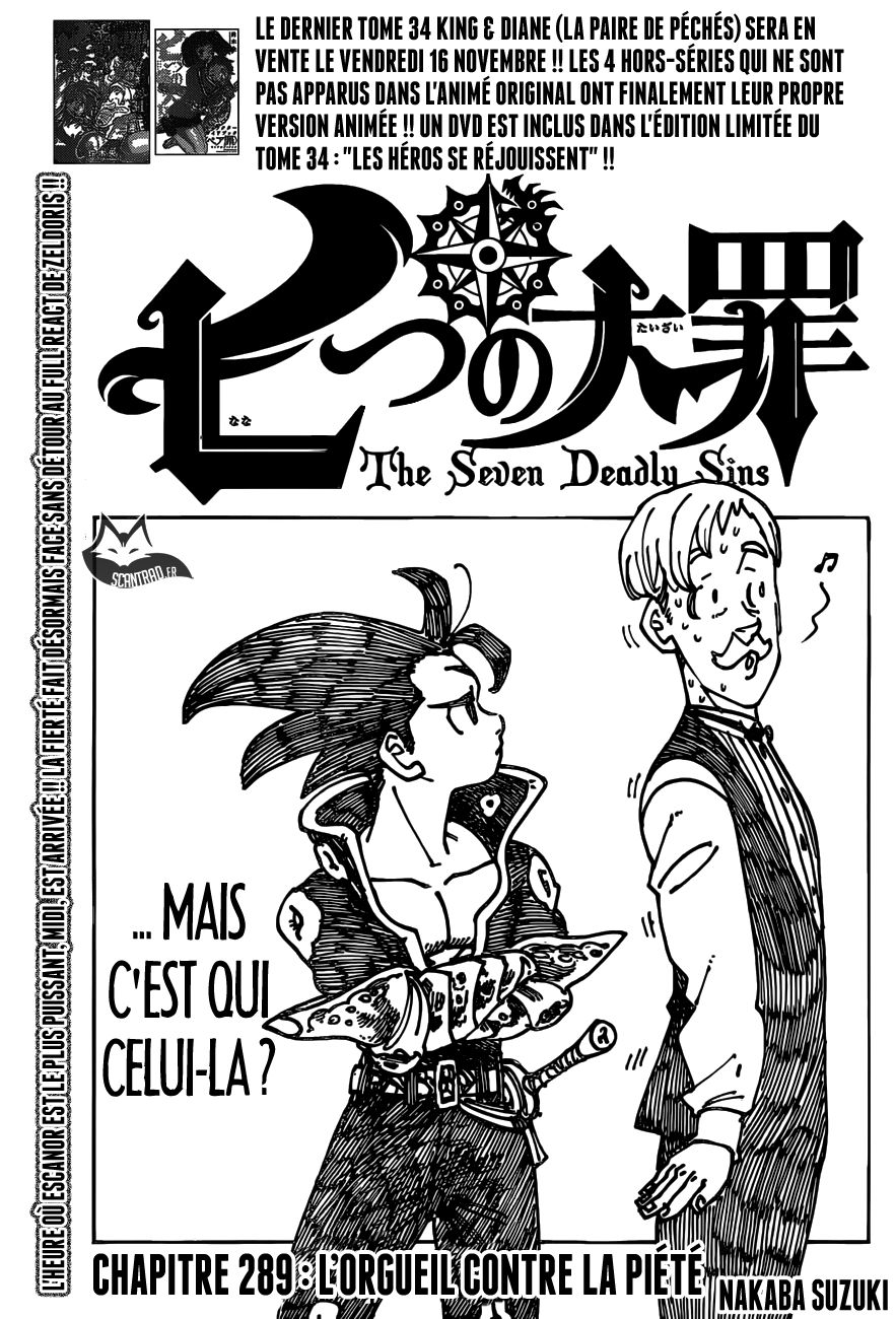  Nanatsu no Taizai Français - Nanatsu no Taizai 289 L’Orgueil contre la piété - 1