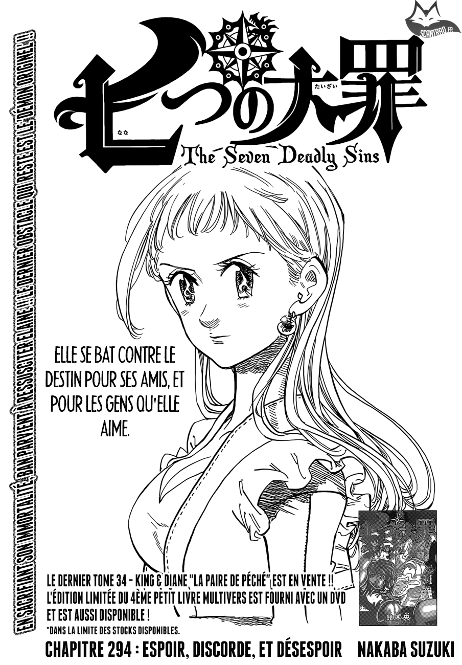  Nanatsu no Taizai Français - Nanatsu no Taizai 294 Espoir, discorde, et désespoir - 1