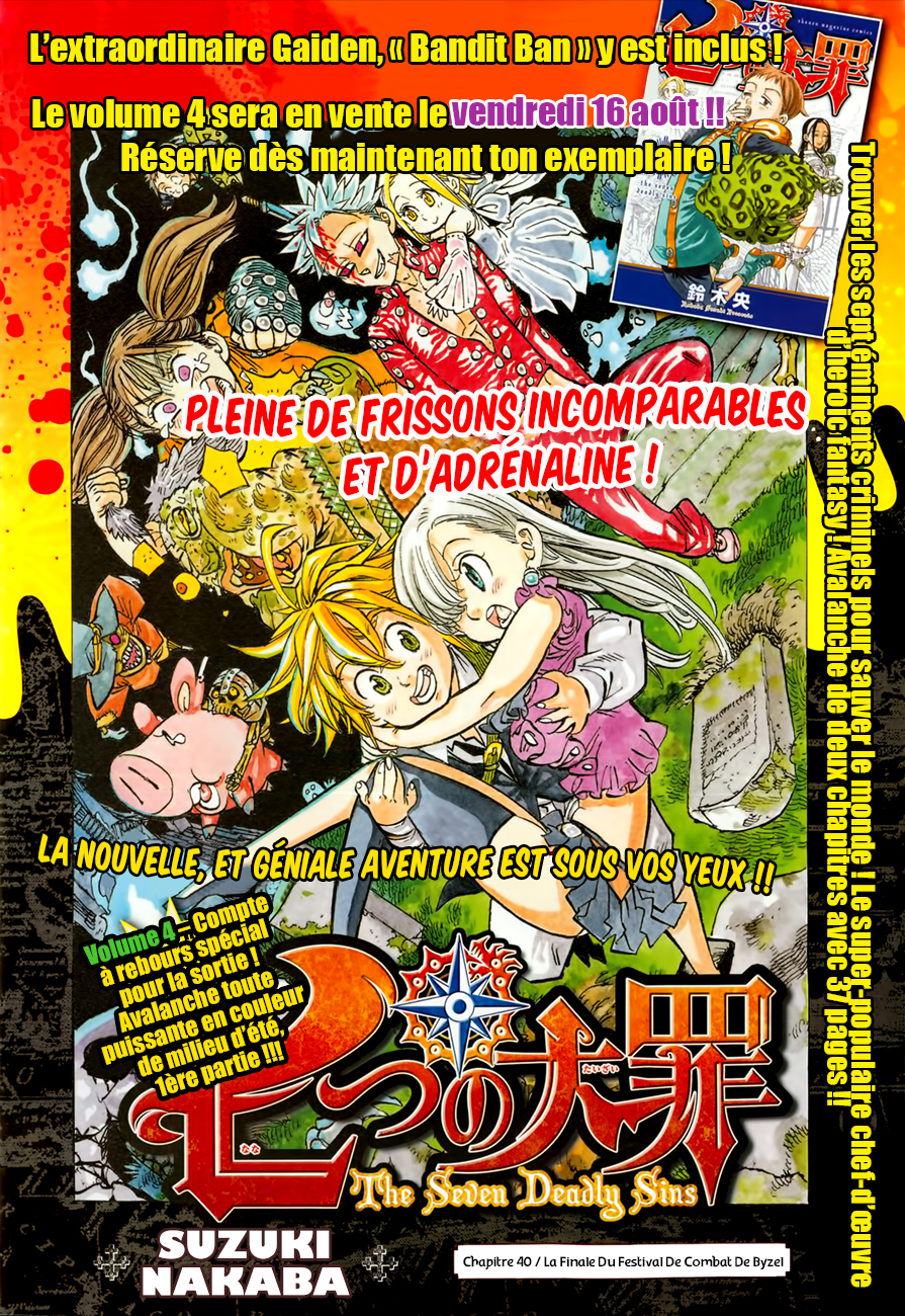  Nanatsu no Taizai Français - Nanatsu no Taizai 40 La finale du festival de combat de Bizel - 1