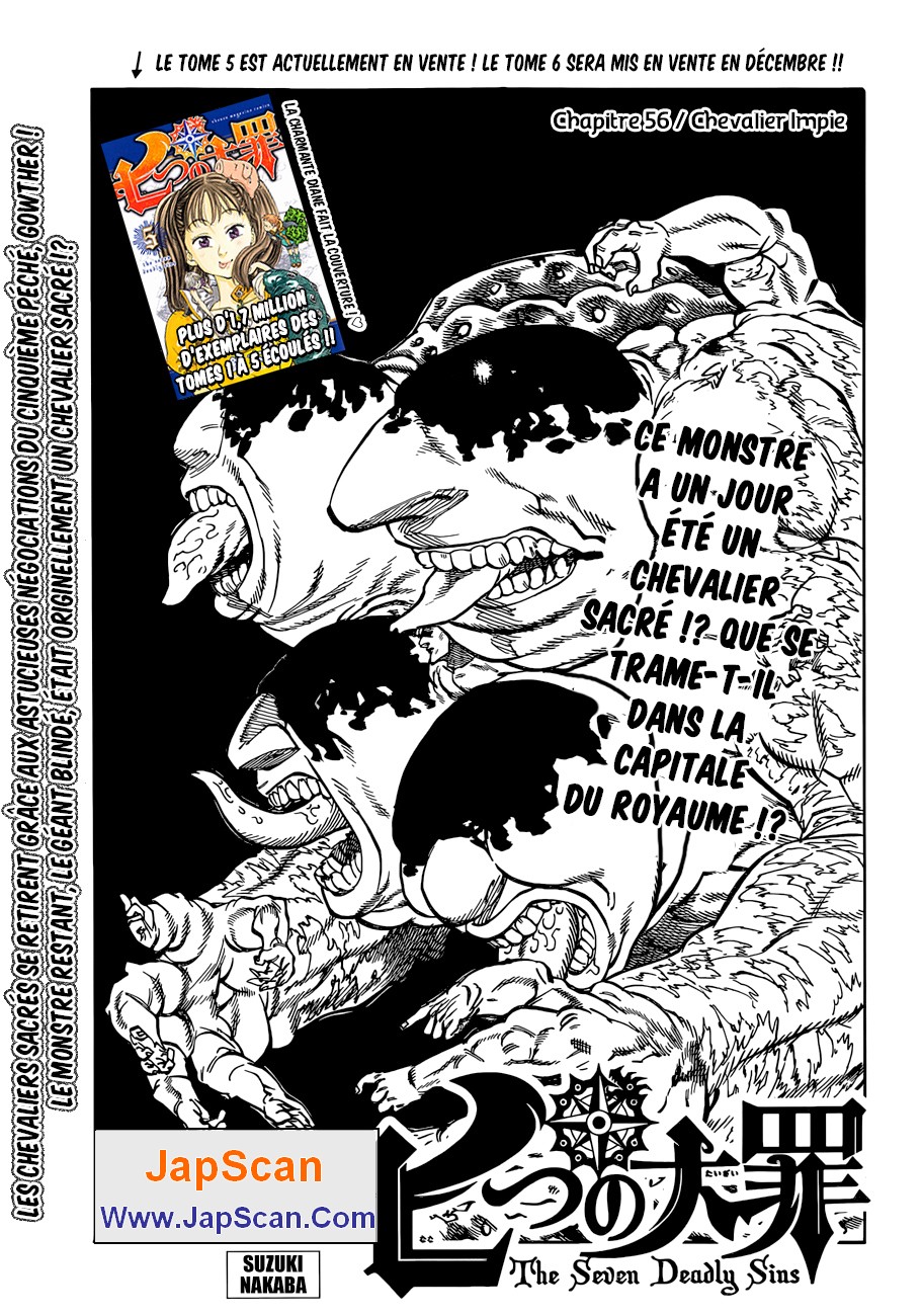  Nanatsu no Taizai Français - Nanatsu no Taizai 56 Chevalier Impie - 1