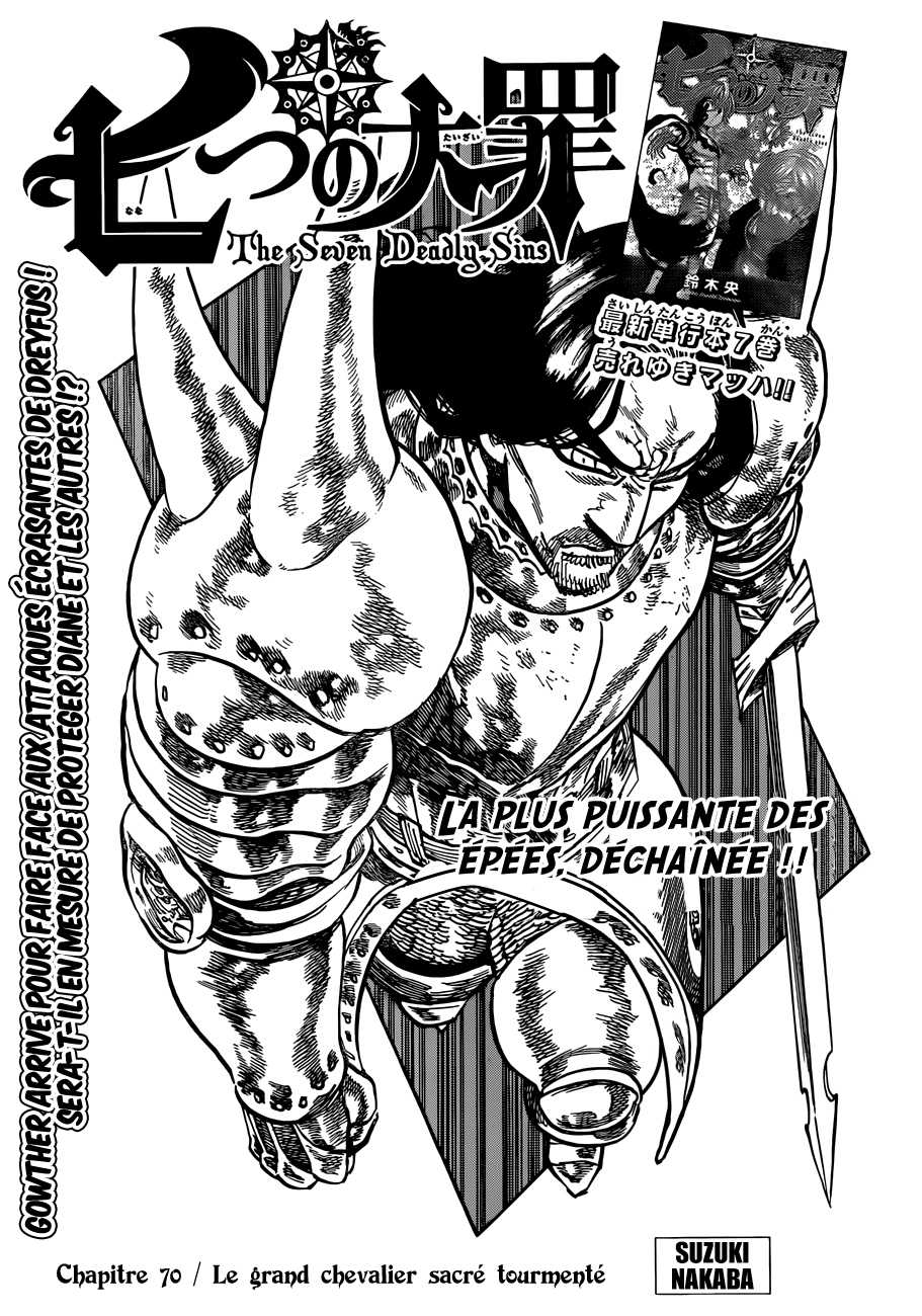  Nanatsu no Taizai Français - Nanatsu no Taizai 70 Le grand chevalier sacré tourmenté - 1