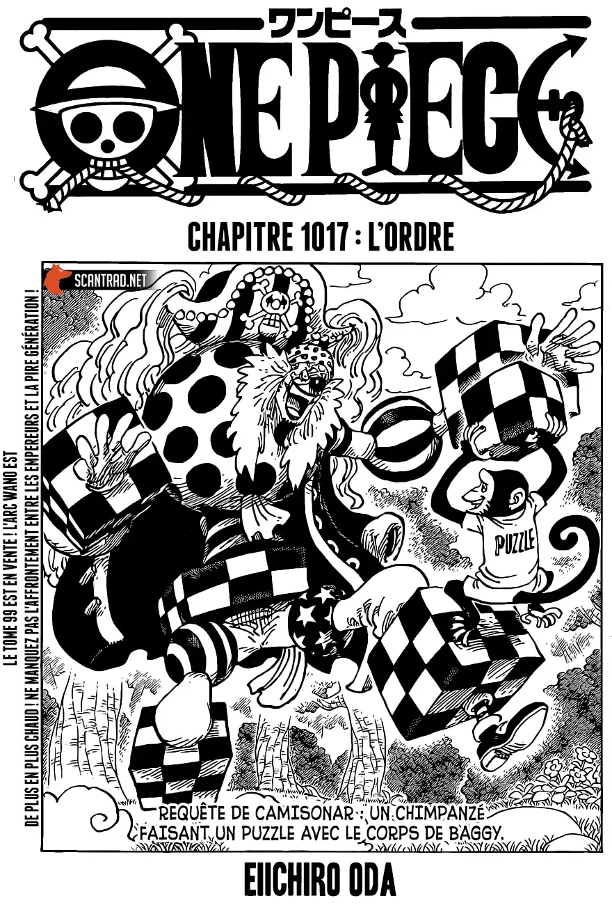  One Piece Français - One Piece 1017 L'ordre - 1