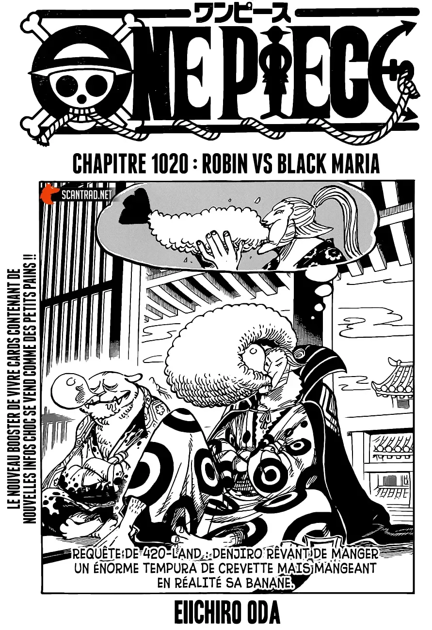  One Piece Français - One Piece 1020 Robin vs Black Maria - 1