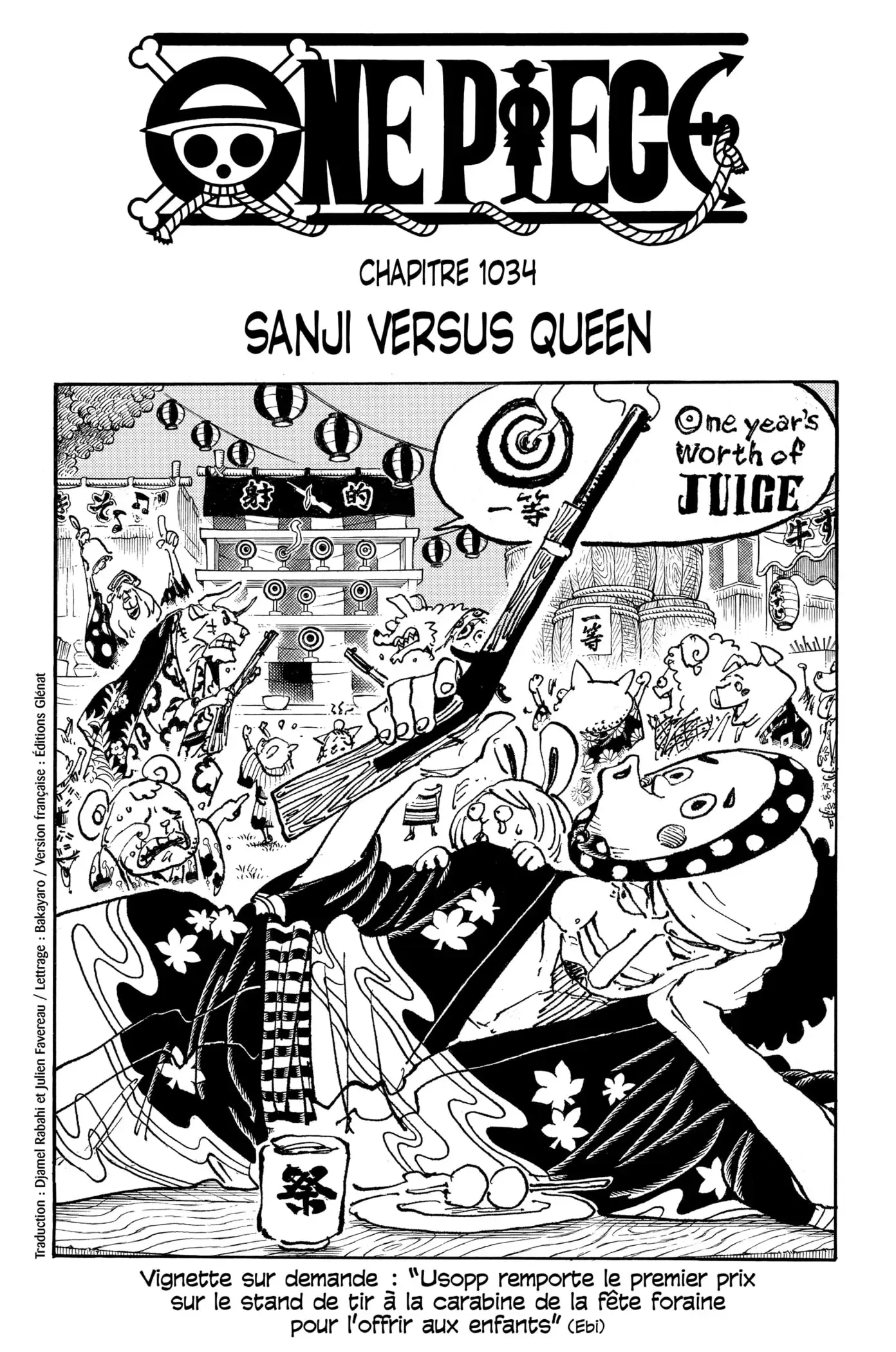  One Piece Français - One Piece 1034 Sanji versus Queen - 1