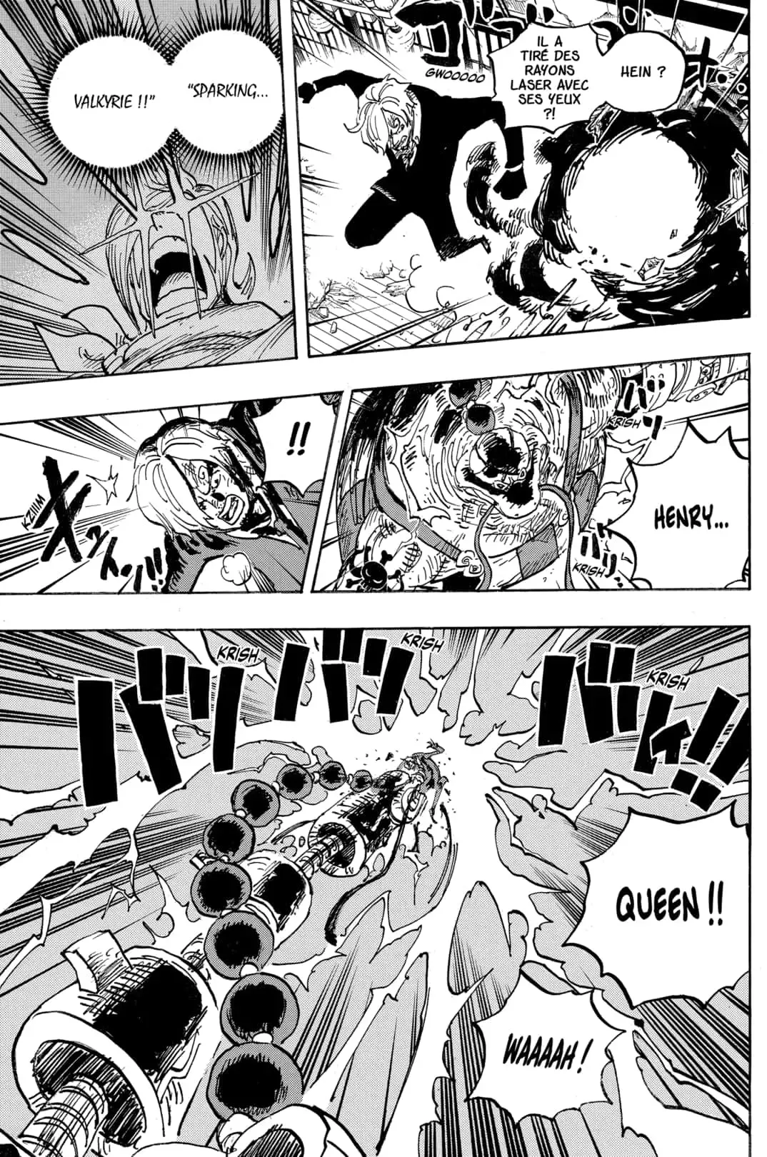  One Piece Français - One Piece 1034 Sanji versus Queen - 5