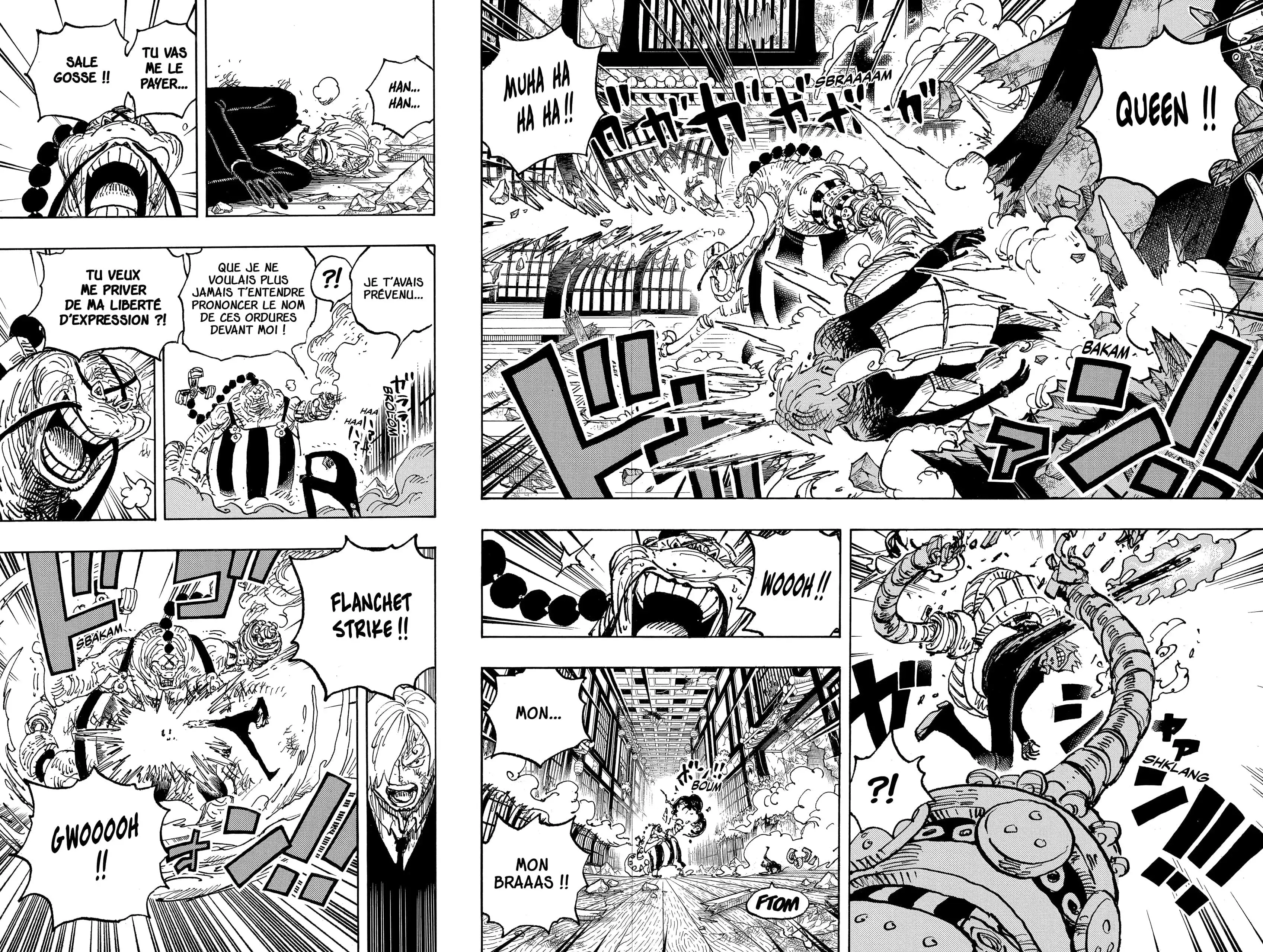  One Piece Français - One Piece 1034 Sanji versus Queen - 8