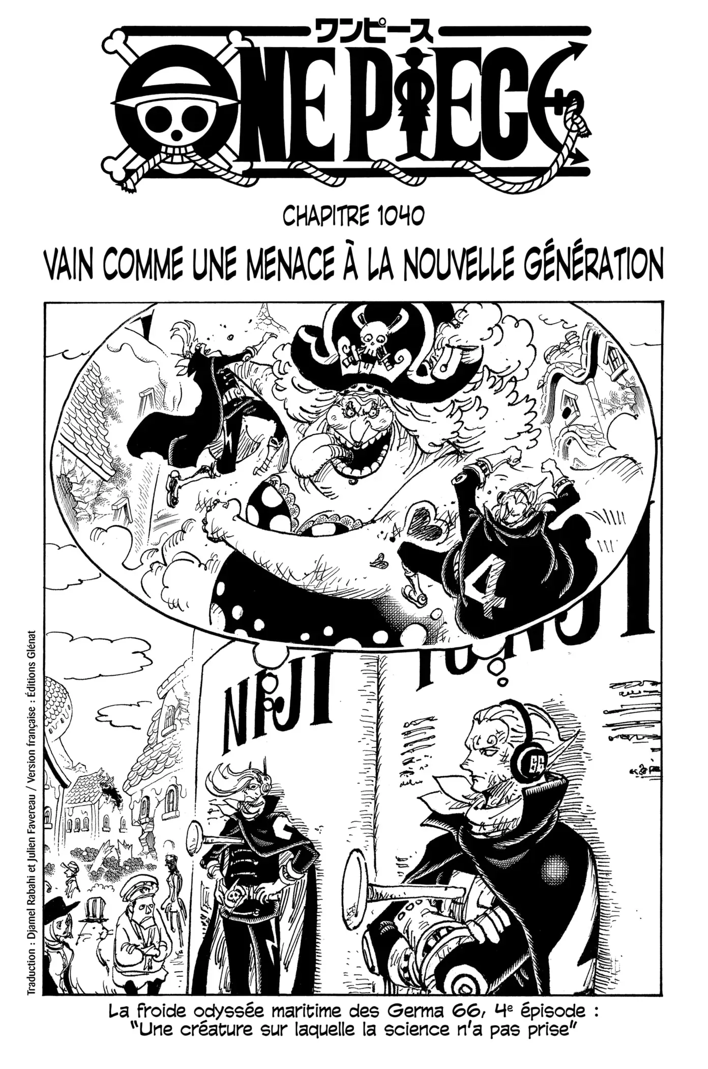  One Piece Français - One Piece 1040 Vain comme une menace à la nouvelle génération - 1