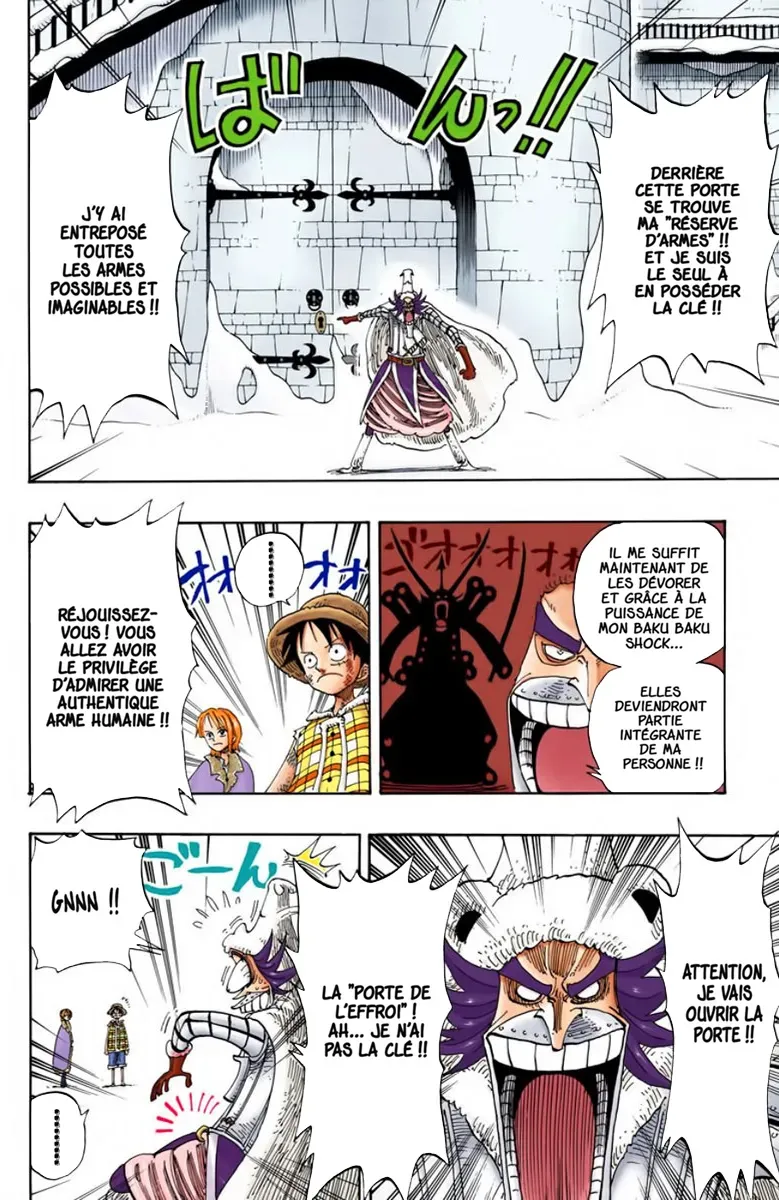  One Piece Français - One Piece 150 Canon mitrailleur rotatif à 7 coups, ultime défenseur de la Couronne Royale de Drum (en couleurs) - 12