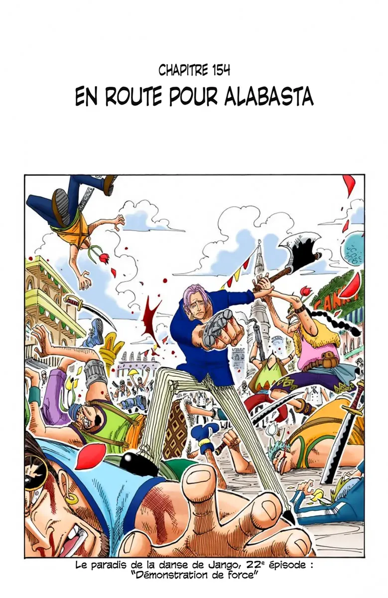  One Piece Français - One Piece 154 En route pour Alabasta (en couleurs) - 1