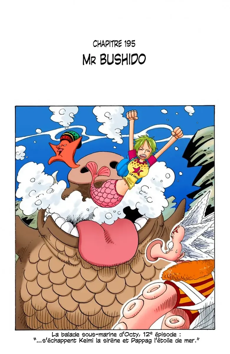  One Piece Français - One Piece 195 Mr Bushido (en couleurs) - 1