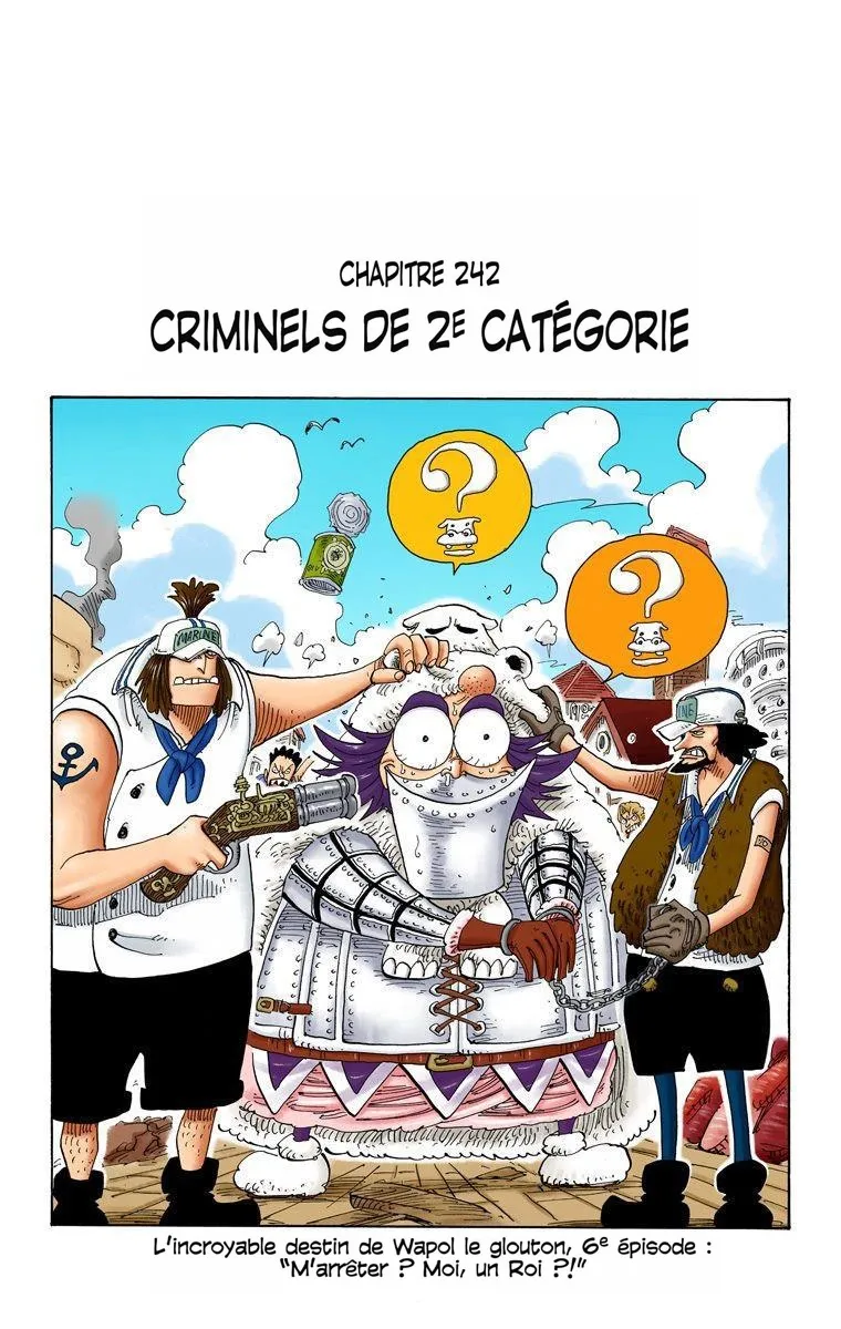  One Piece Français - One Piece 242 Criminels de classe 2 (en couleurs) - 1