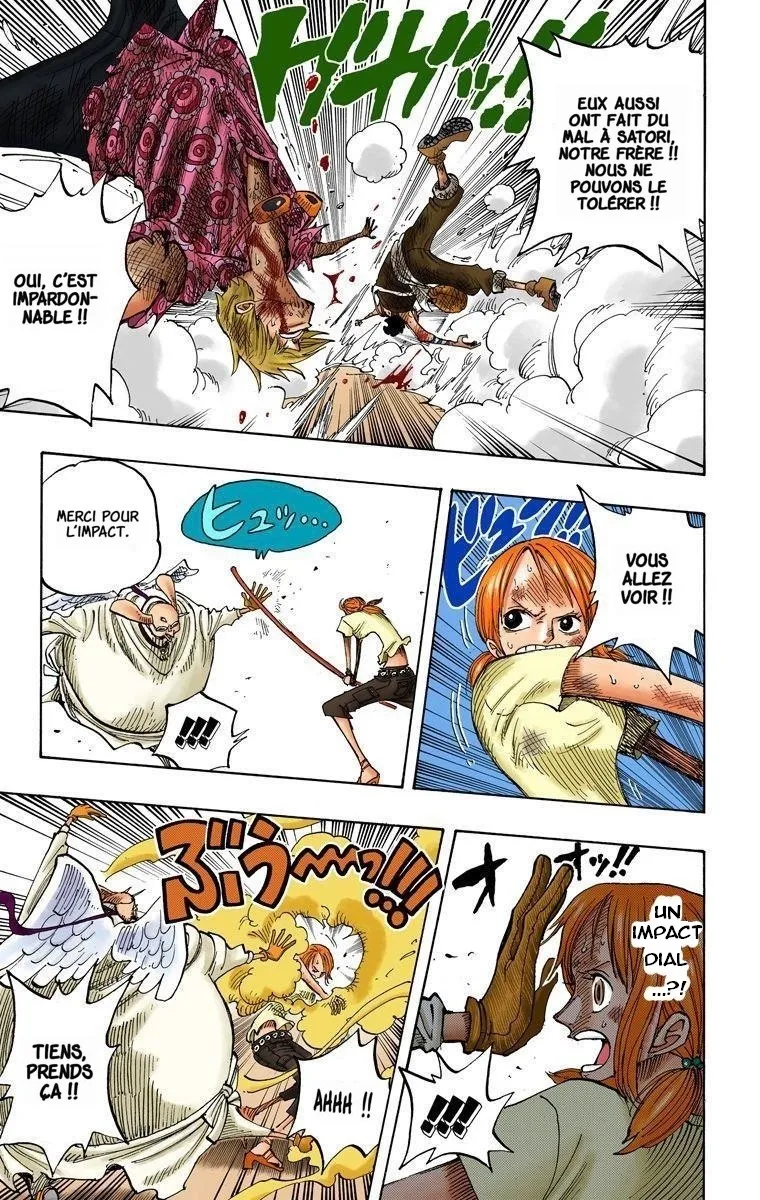  One Piece Français - One Piece 263 Nami la pirate & le chevalier du ciel Vs les chefs en second de la Sainte Garde Hotori & Kotori (en co - 9