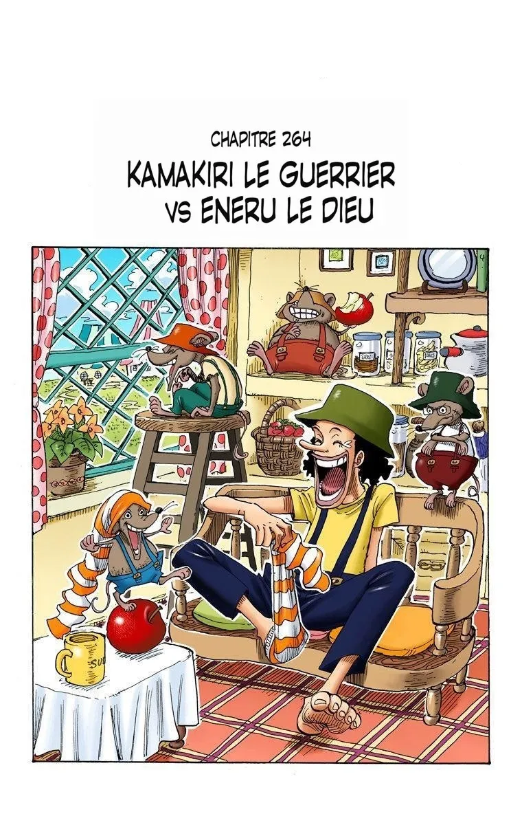  One Piece Français - One Piece 264 Kamakiri le guerrier vs le Dieu Ener (en couleurs) - 1