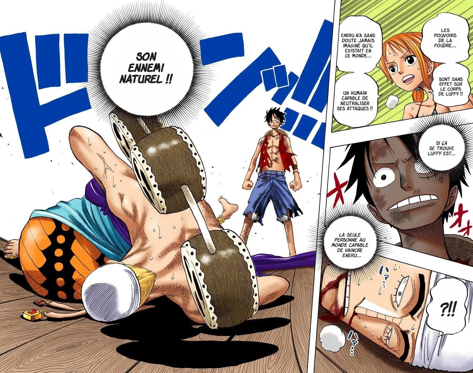  One Piece Français - One Piece 279 Luffy le pirate Vs le Dieu Ener (en couleurs) - 18