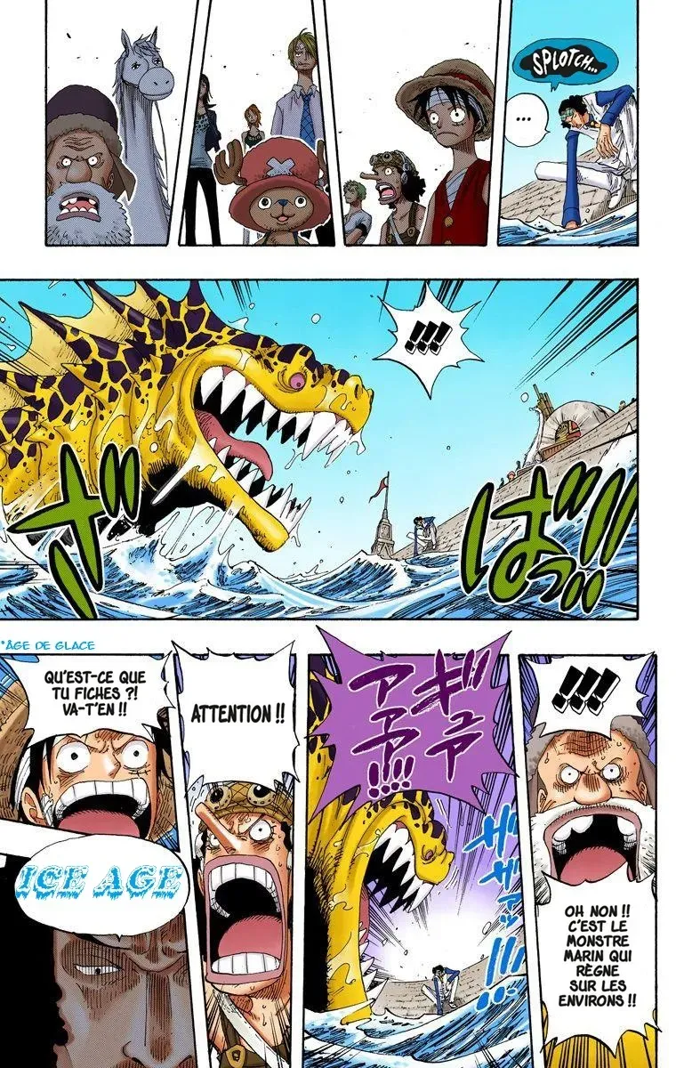  One Piece Français - One Piece 319 Amiral du Quartier Général de la Marine, Aokiji (en couleurs) - 11