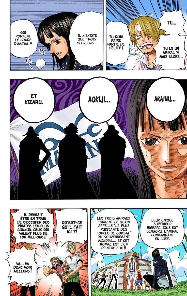  One Piece Français - One Piece 319 Amiral du Quartier Général de la Marine, Aokiji (en couleurs) - 4