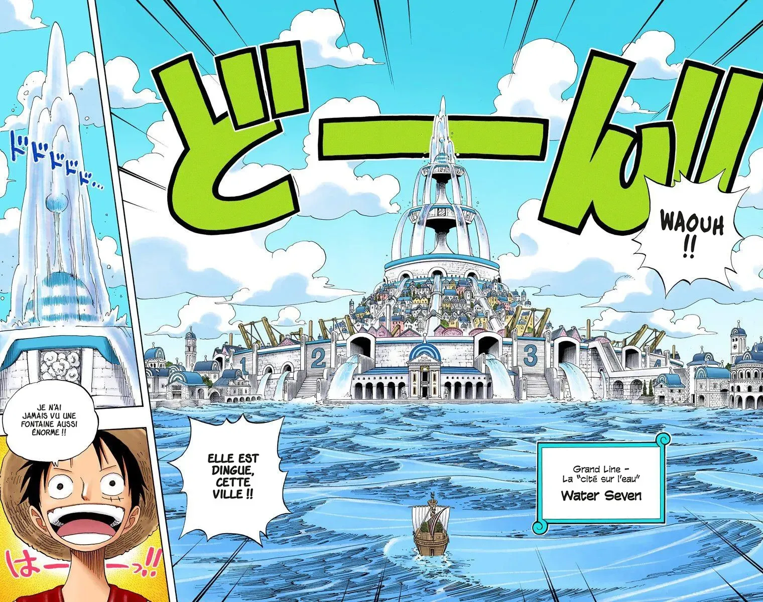  One Piece Français - One Piece 323 La métropole aquatique, Water Seven (en couleurs) - 8