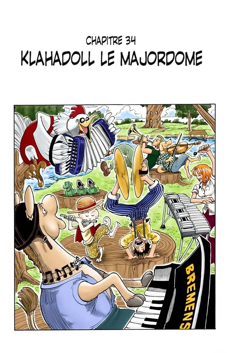  One Piece Français - One Piece 34 Klahadoll le majordome (en couleurs) - 1