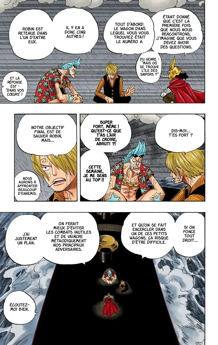  One Piece Français - One Piece 368 Bataille sur le train de mer (en couleurs) - 4