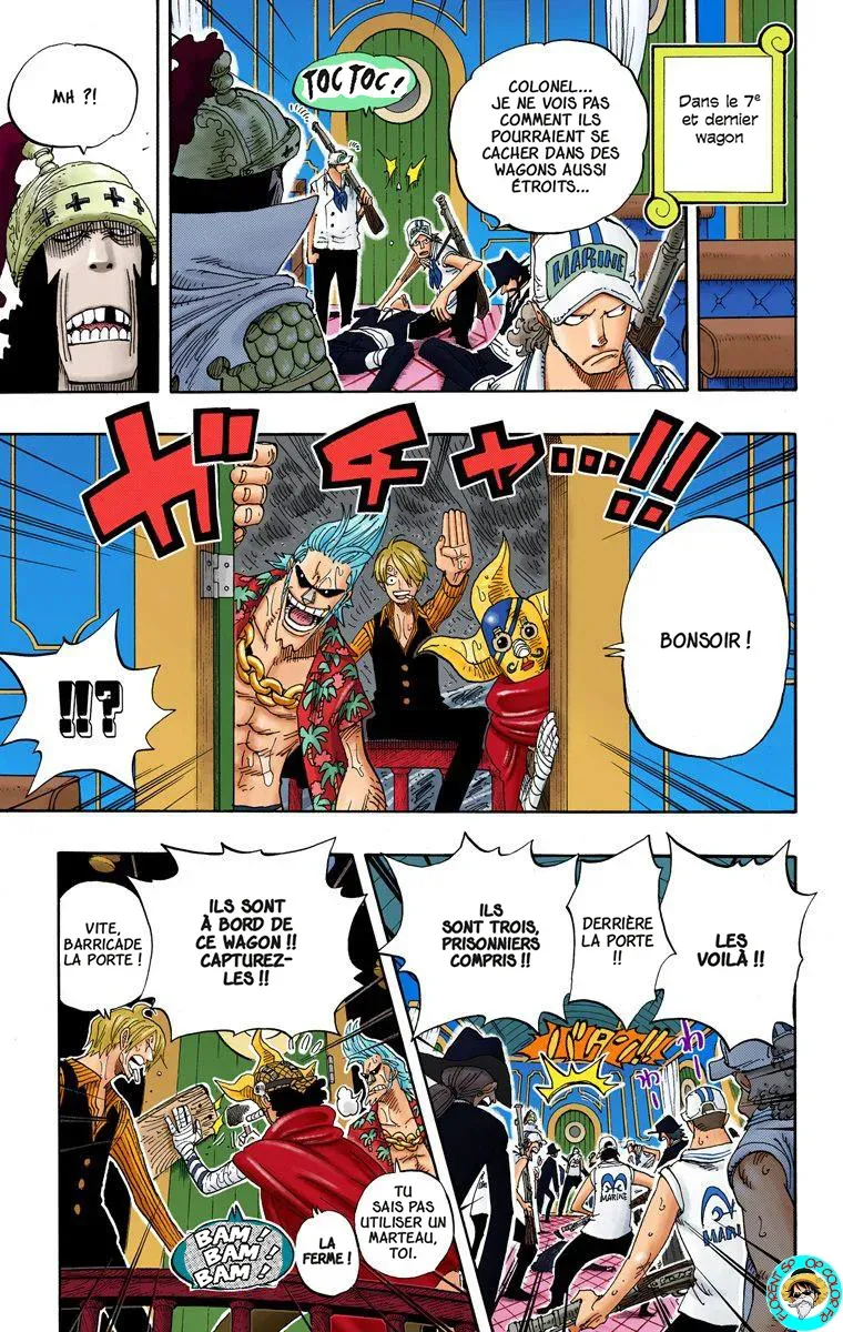  One Piece Français - One Piece 368 Bataille sur le train de mer (en couleurs) - 8