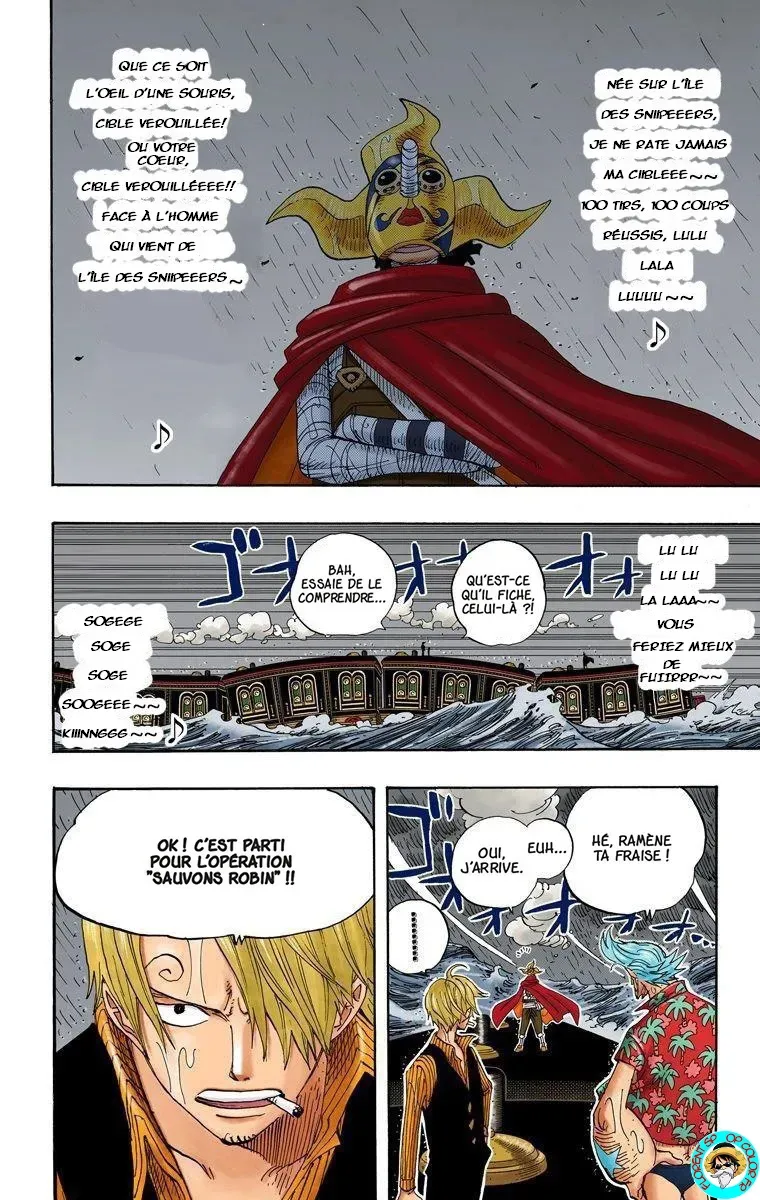  One Piece Français - One Piece 368 Bataille sur le train de mer (en couleurs) - 3