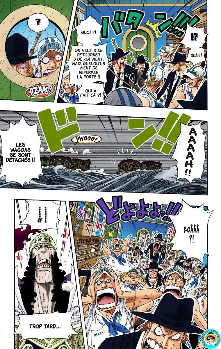  One Piece Français - One Piece 368 Bataille sur le train de mer (en couleurs) - 12