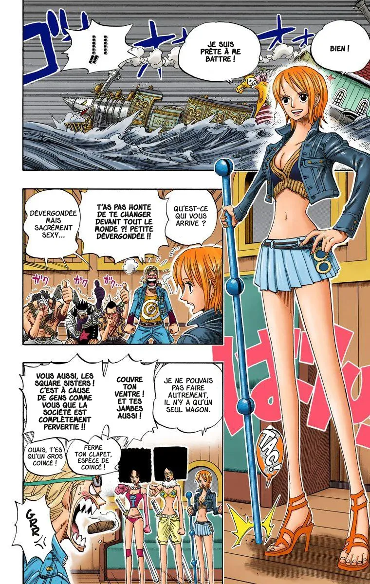  One Piece Français - One Piece 368 Bataille sur le train de mer (en couleurs) - 5