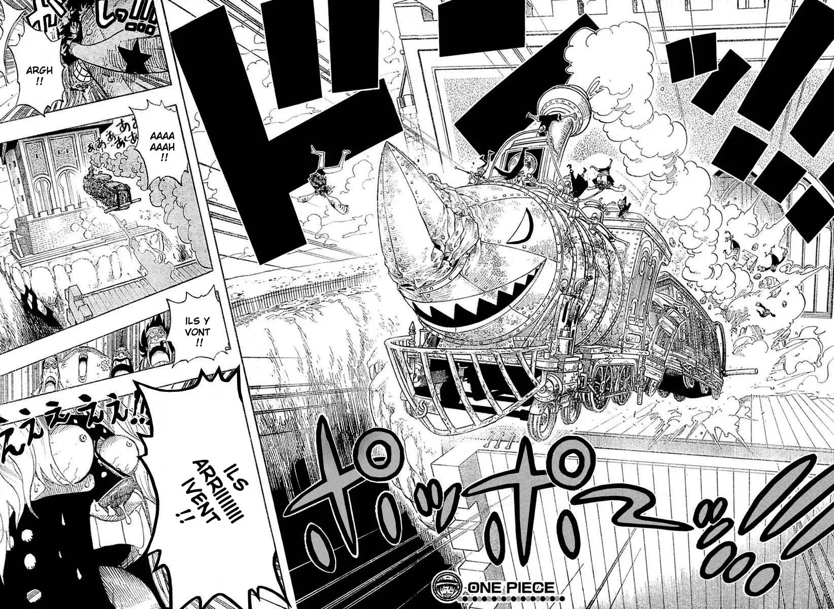  One Piece Français - One Piece 399 Sauter dans la cascade!! - 17