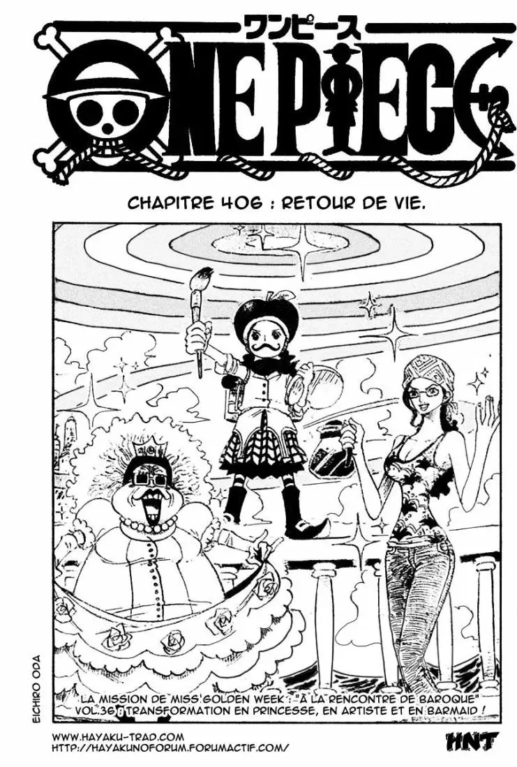  One Piece Français - One Piece 406 Retour à la vie - 1