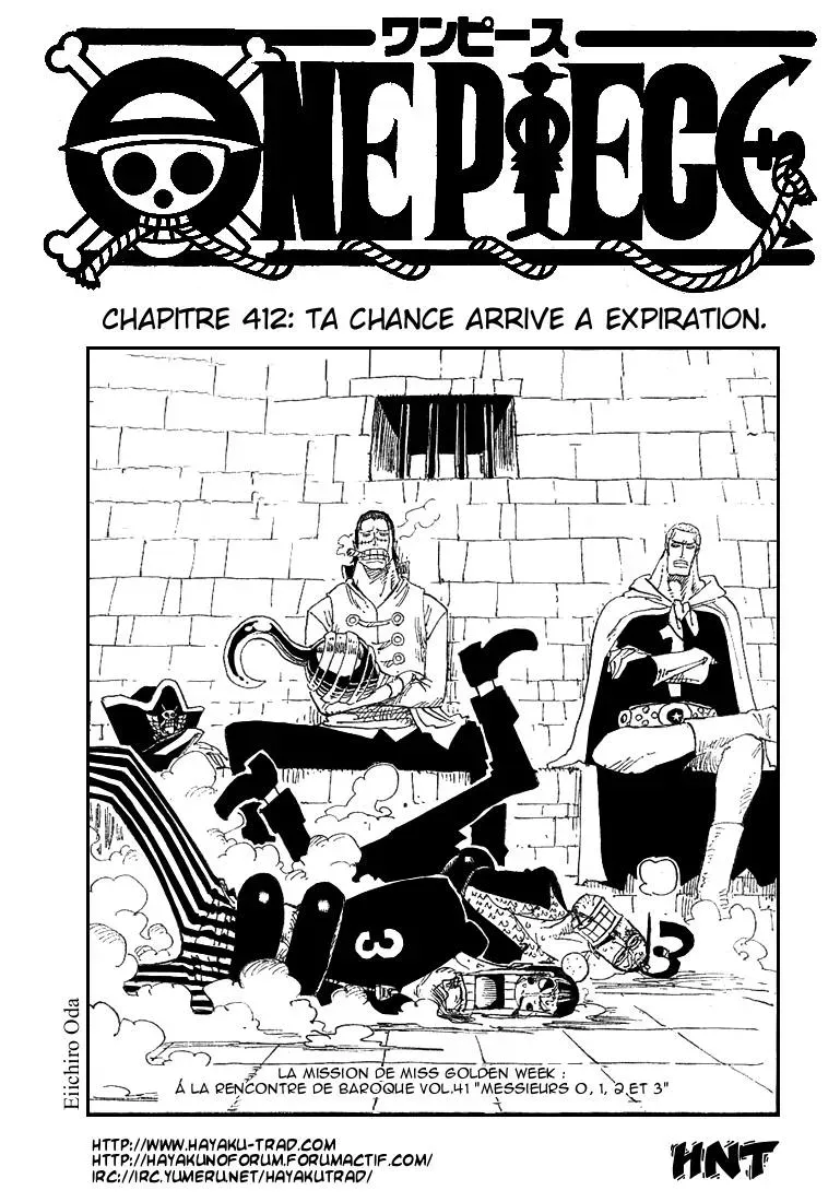  One Piece Français - One Piece 412 Votre chance prend fin - 1