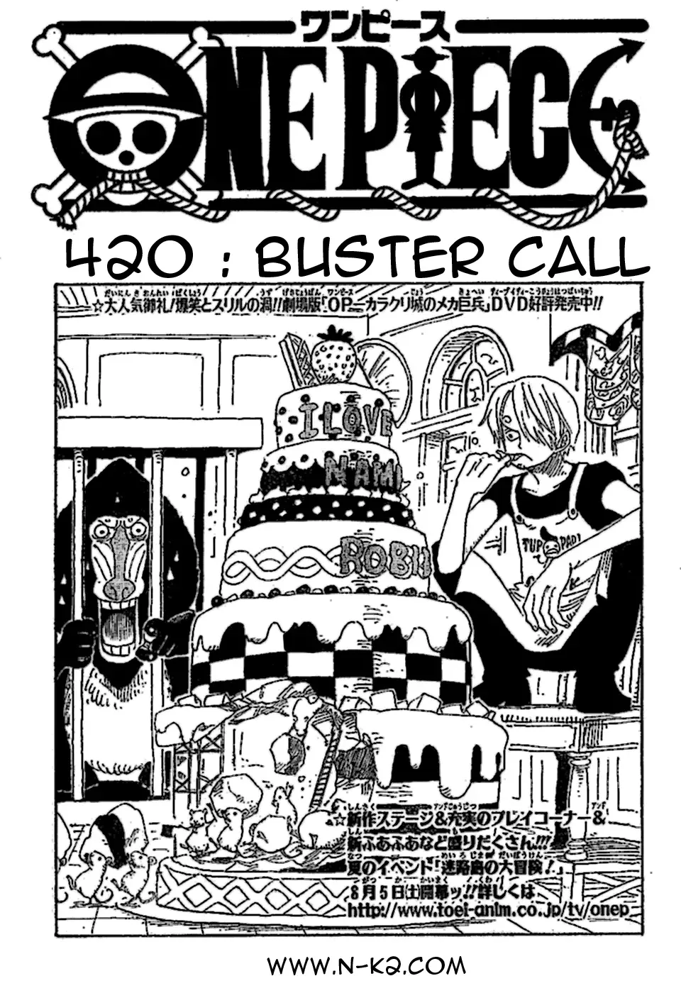  One Piece Français - One Piece 420 Buster Call - 1