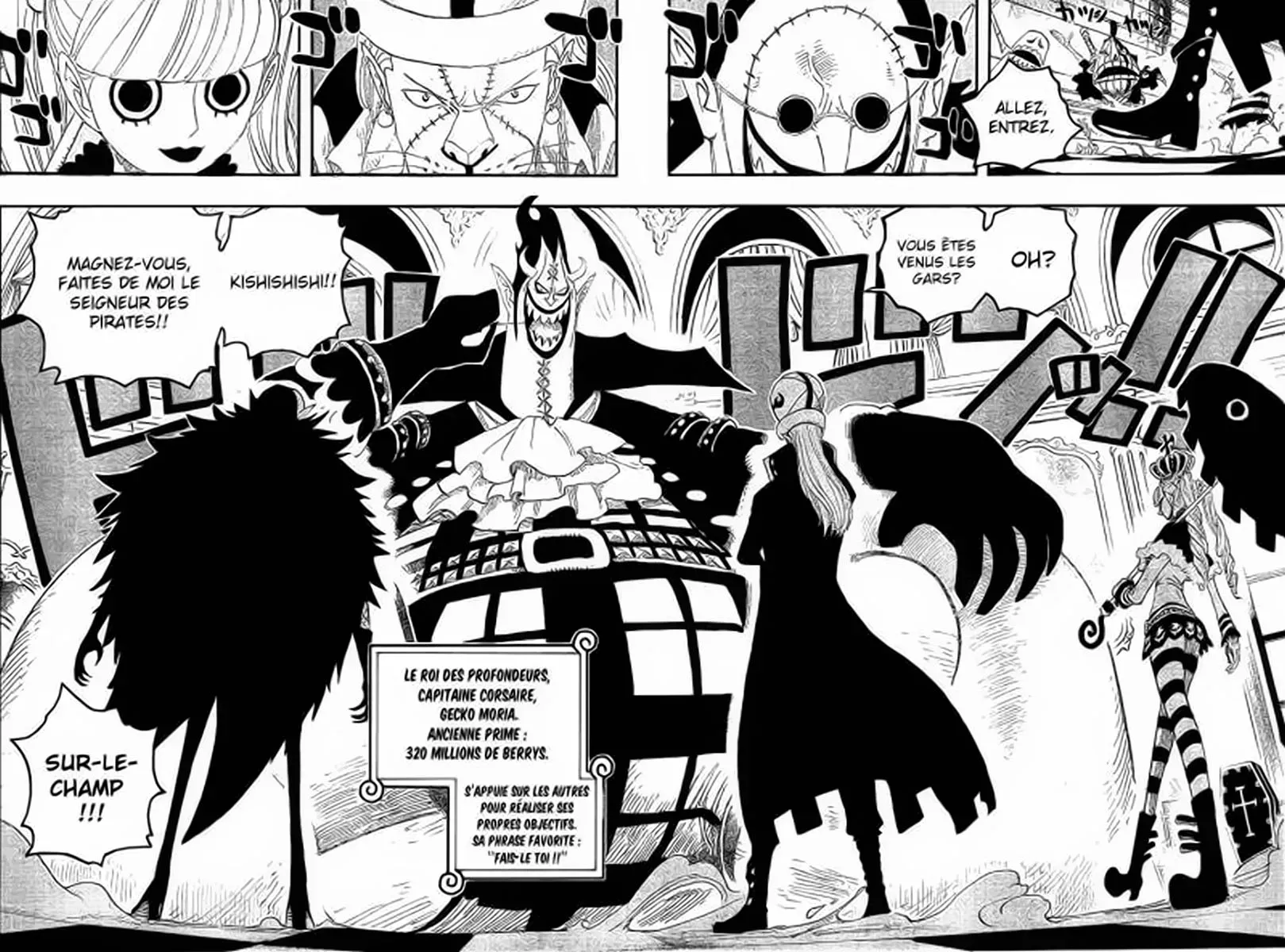  One Piece Français - One Piece 455 Le roi des abysses, Gecko Moria le Capitaine Corsaire - 12