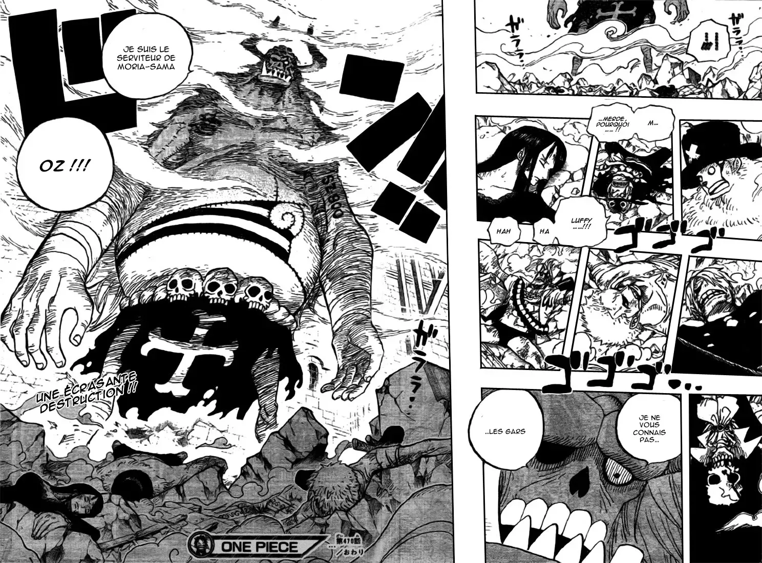  One Piece Français - One Piece 470 Oz Vs Chapeau de Paille Pirates - 15