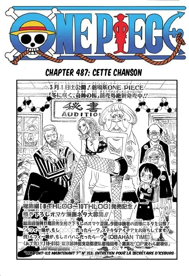  One Piece Français - One Piece 487 La chanson - 1