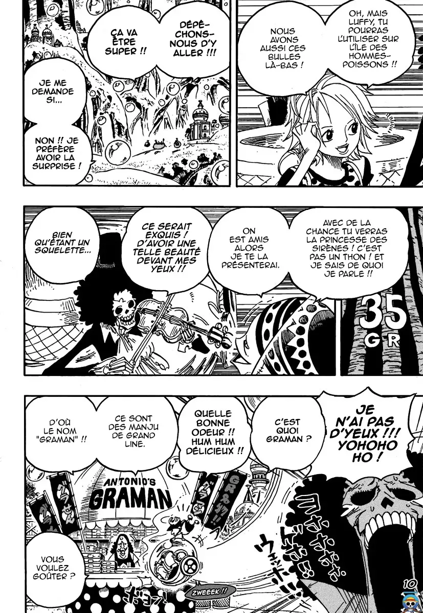  One Piece Français - One Piece 497 Aventure sur l'archipel des bulles - 10