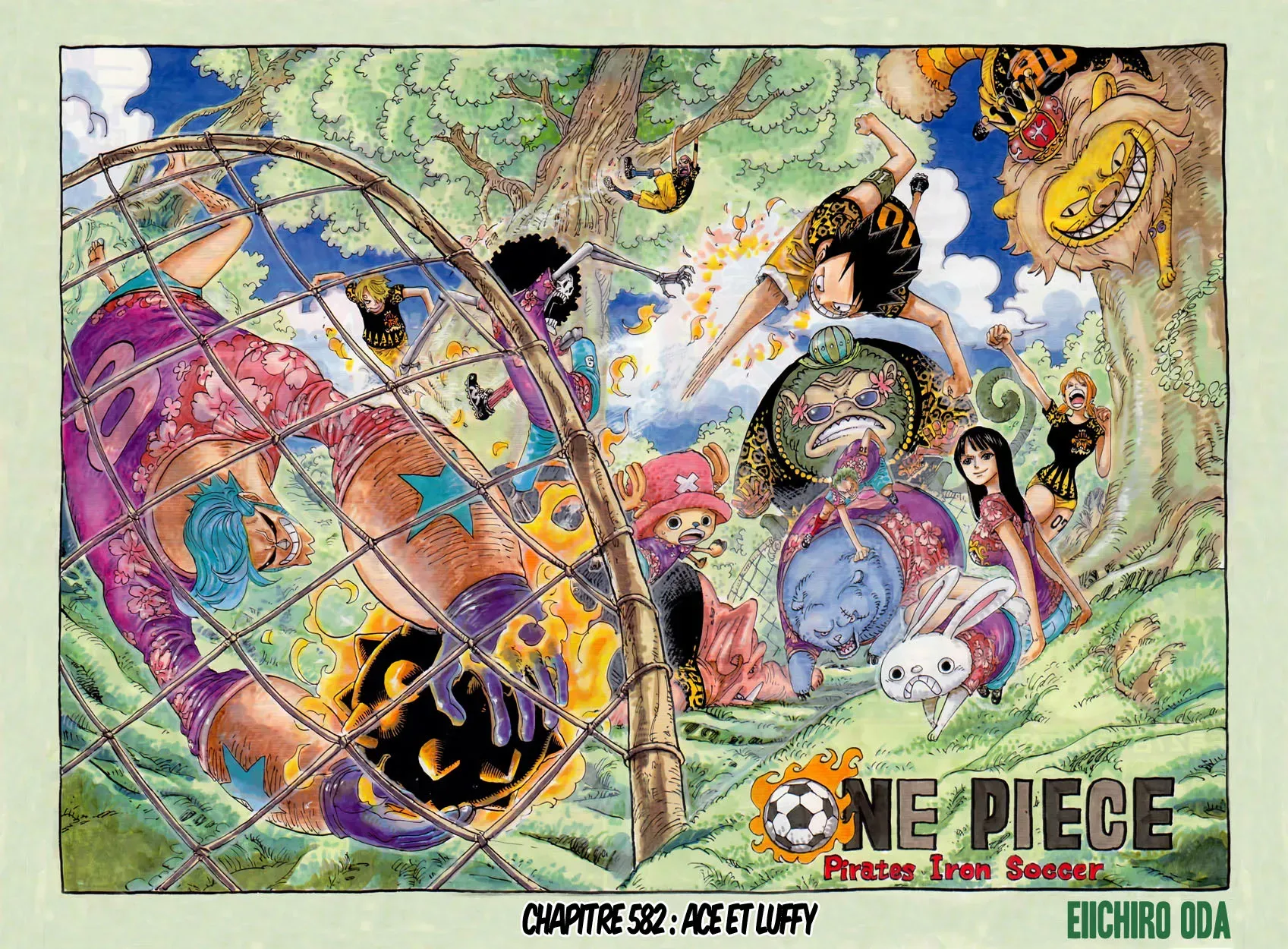  One Piece Français - One Piece 582 - Luffy et Ace - 1