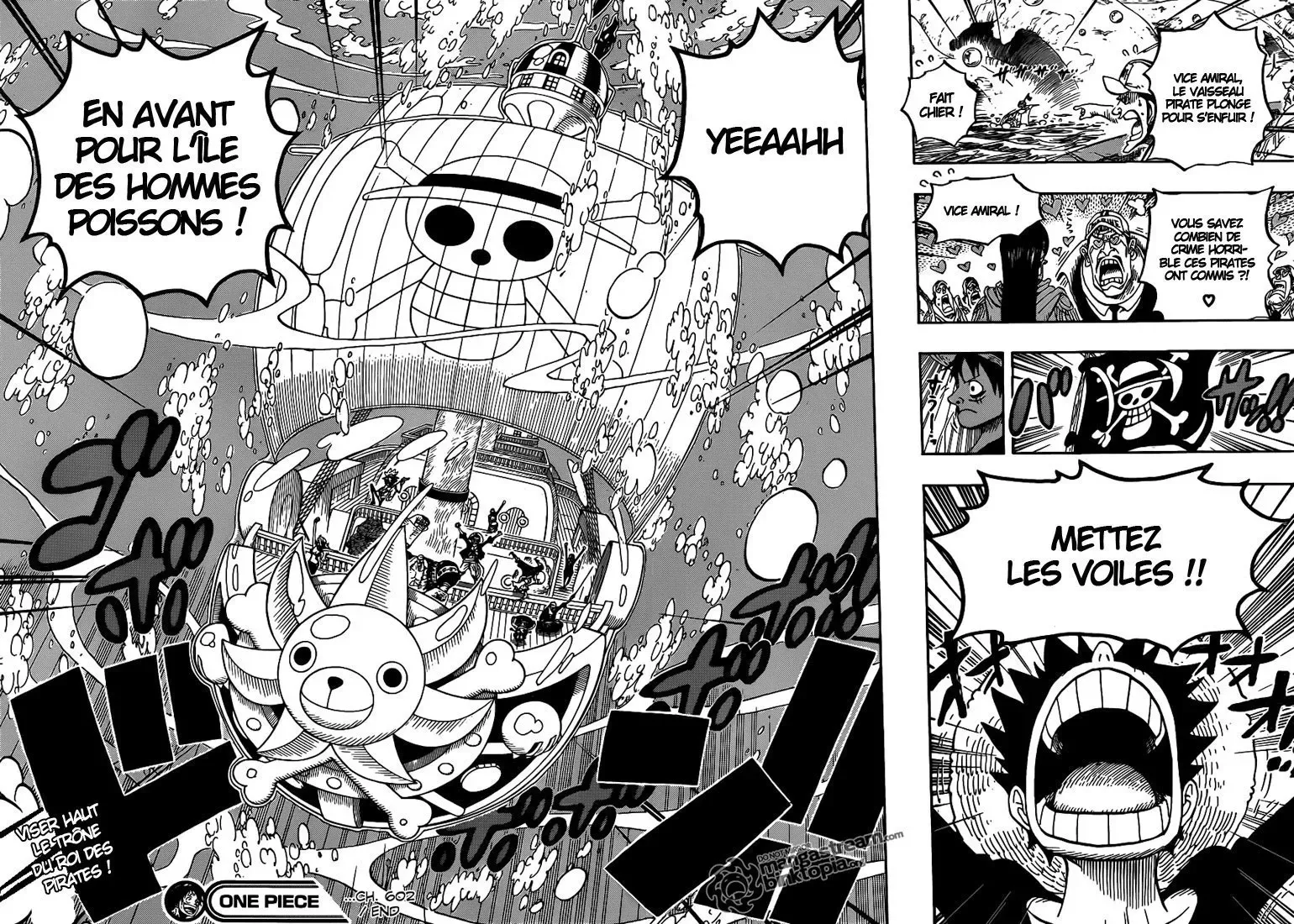  One Piece Français - One Piece 602 En route vers les profondeurs !! - 15