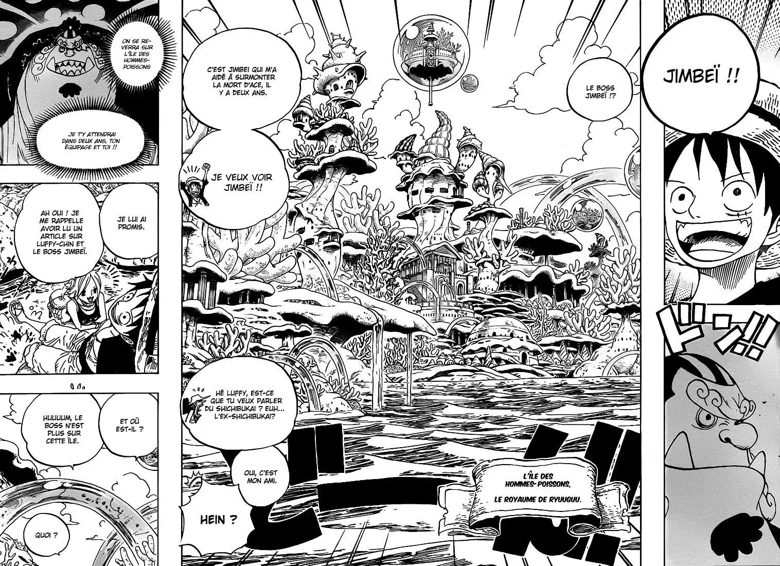  One Piece Français - One Piece 609 Péripéties sur l'ile des hommes - 2