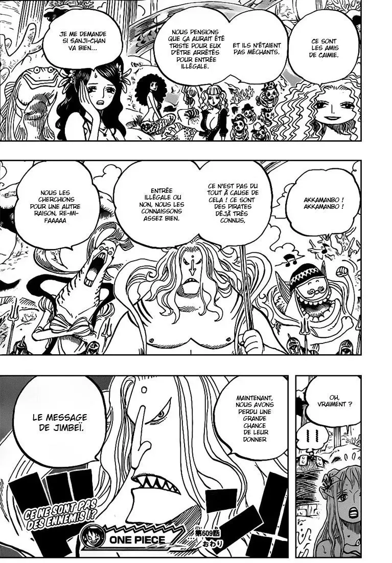  One Piece Français - One Piece 609 Péripéties sur l'ile des hommes - 13