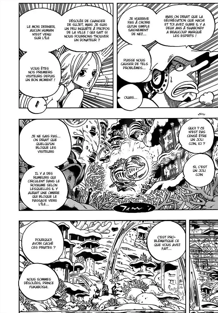  One Piece Français - One Piece 609 Péripéties sur l'ile des hommes - 12