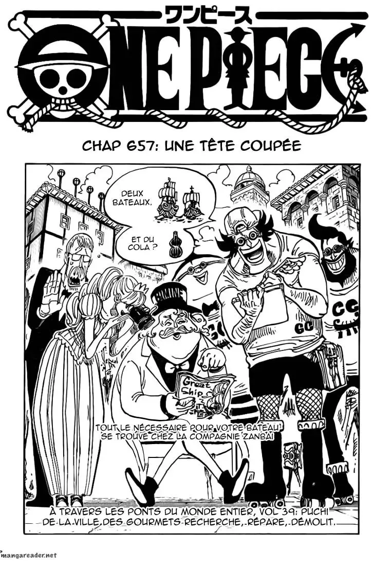  One Piece Français - One Piece 657 Une tête coupée - 1