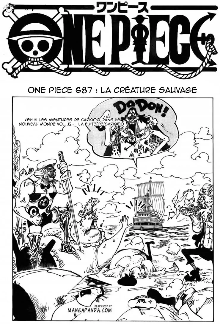  One Piece Français - One Piece 687 La créature sauvage - 1