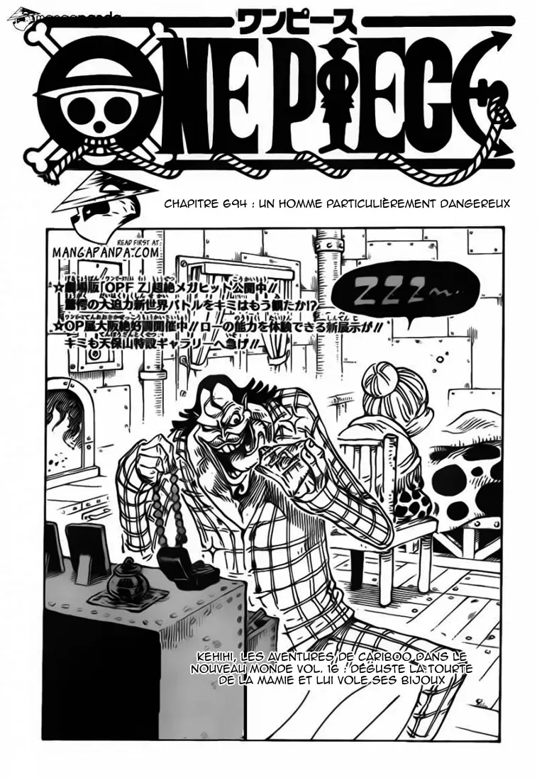  One Piece Français - One Piece 694 Un homme particulièrement dangereux - 1