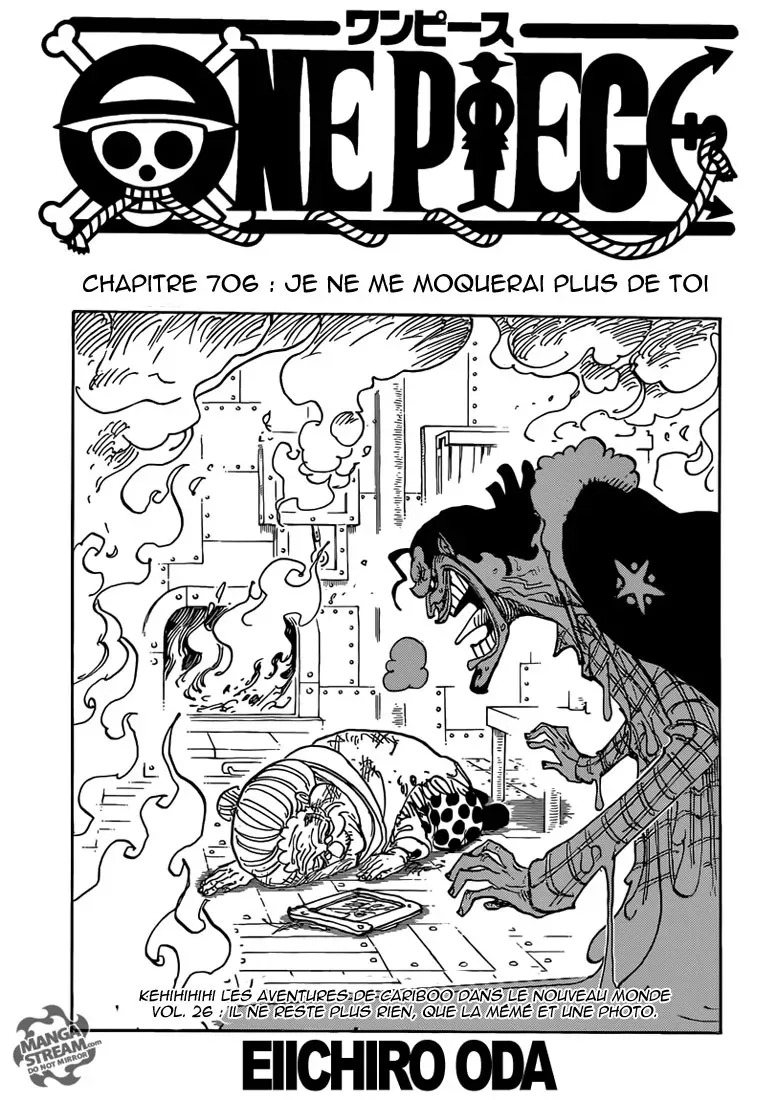  One Piece Français - One Piece 706 Je ne me moquerai plus de toi - 1