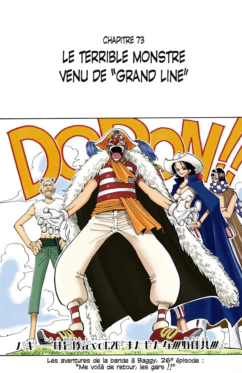  One Piece Français - One Piece 73 Le terrible monstre venu de - 1